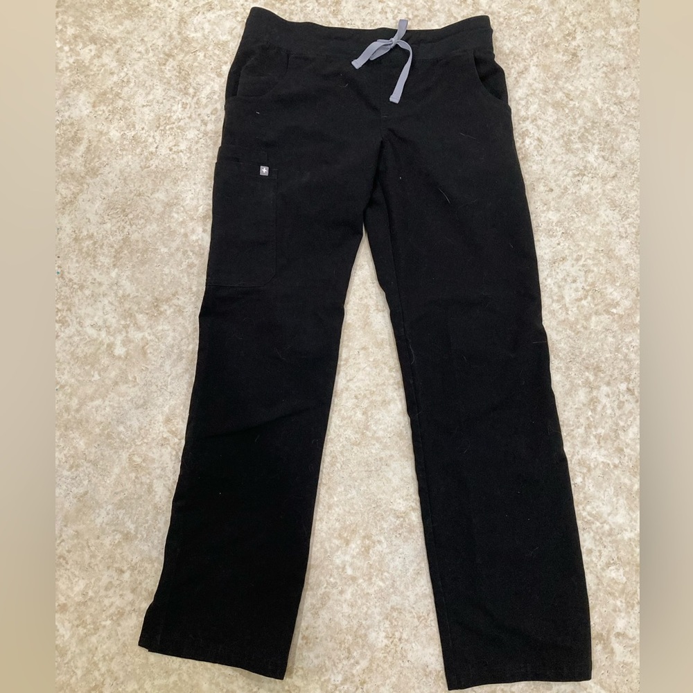 Figs Kade Black scrub bottoms